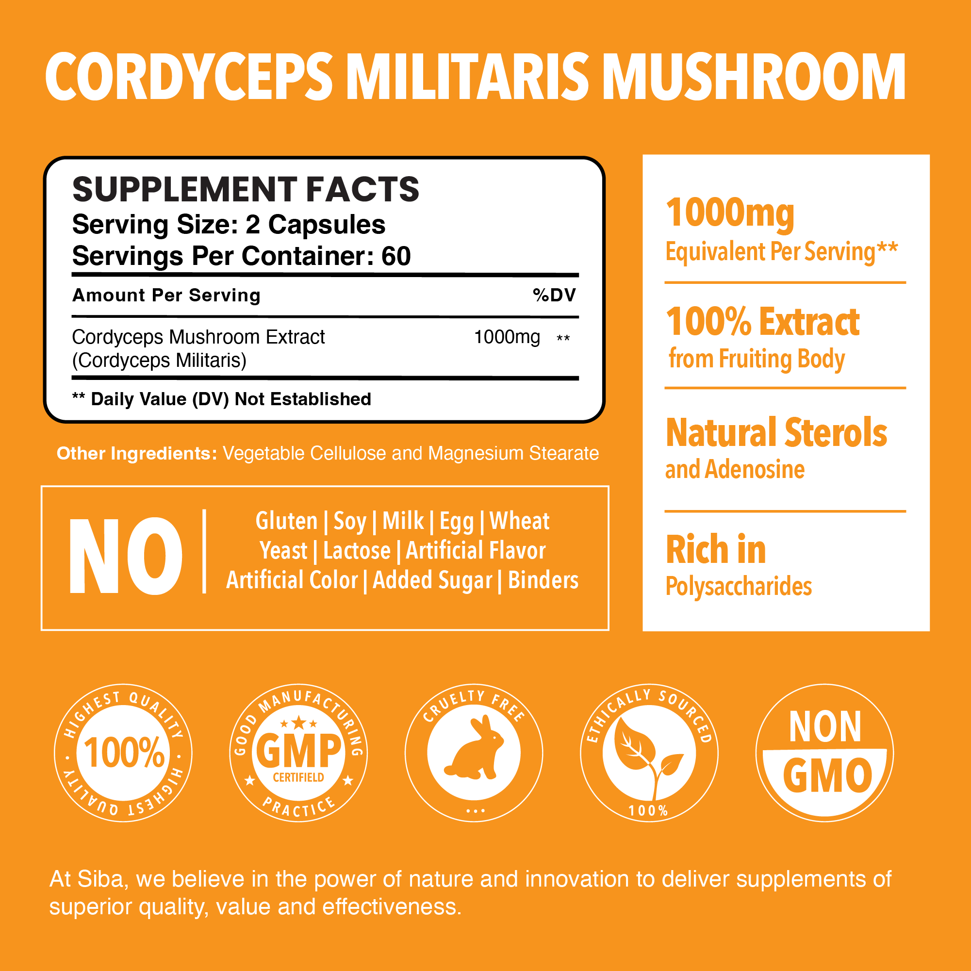 Cordyceps Concentrated Mushroom Extract