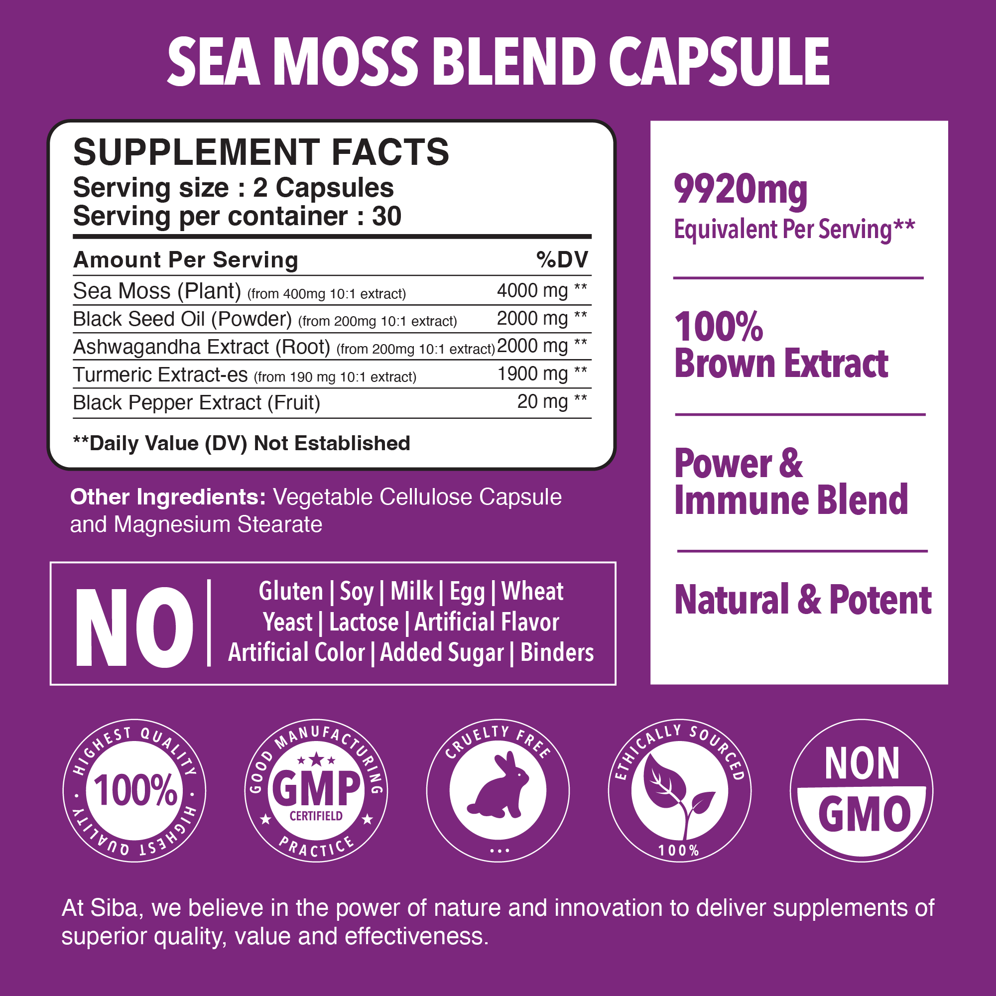 SEA MOSS BLEND CAPSULE
