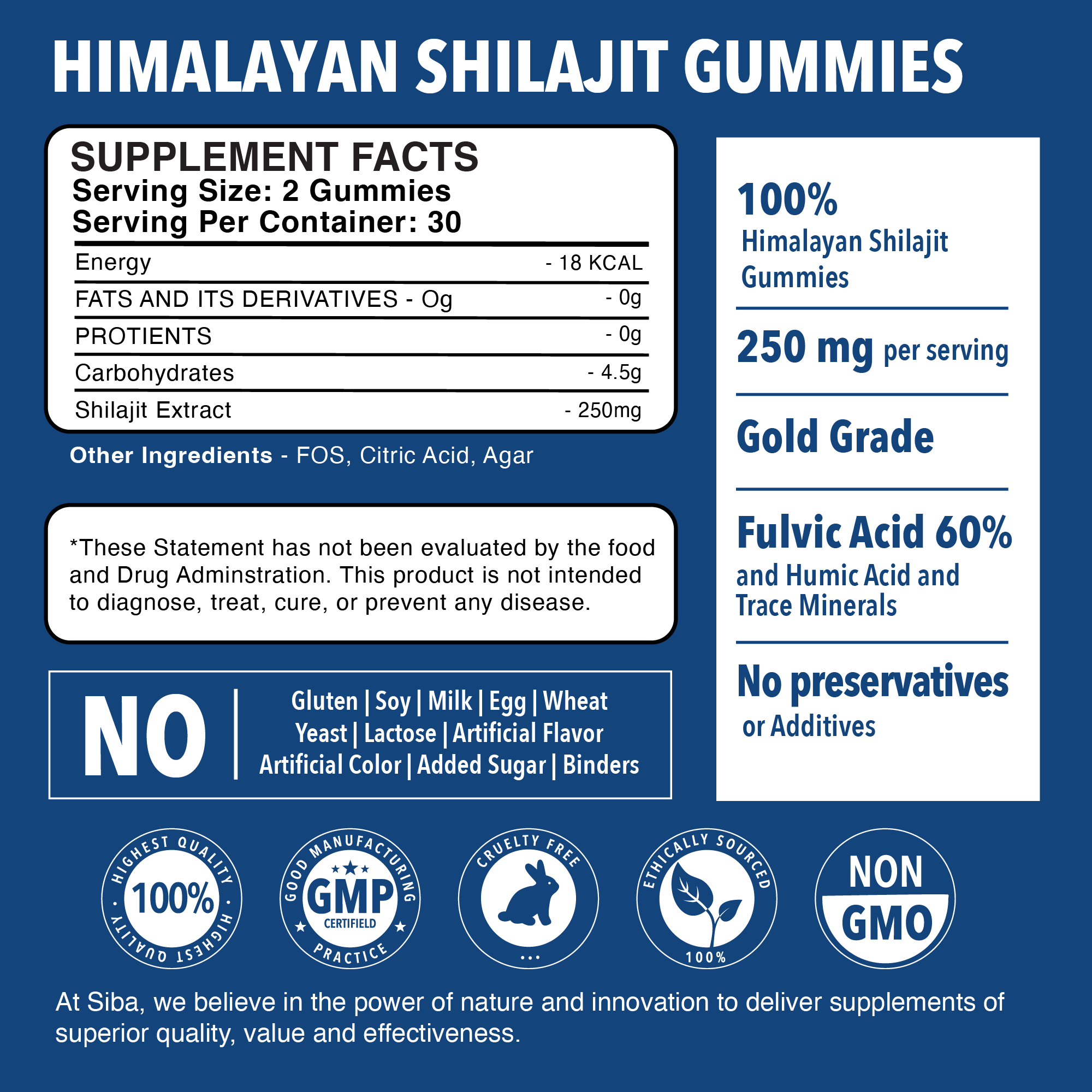 Shilajit Himalayan Gummies