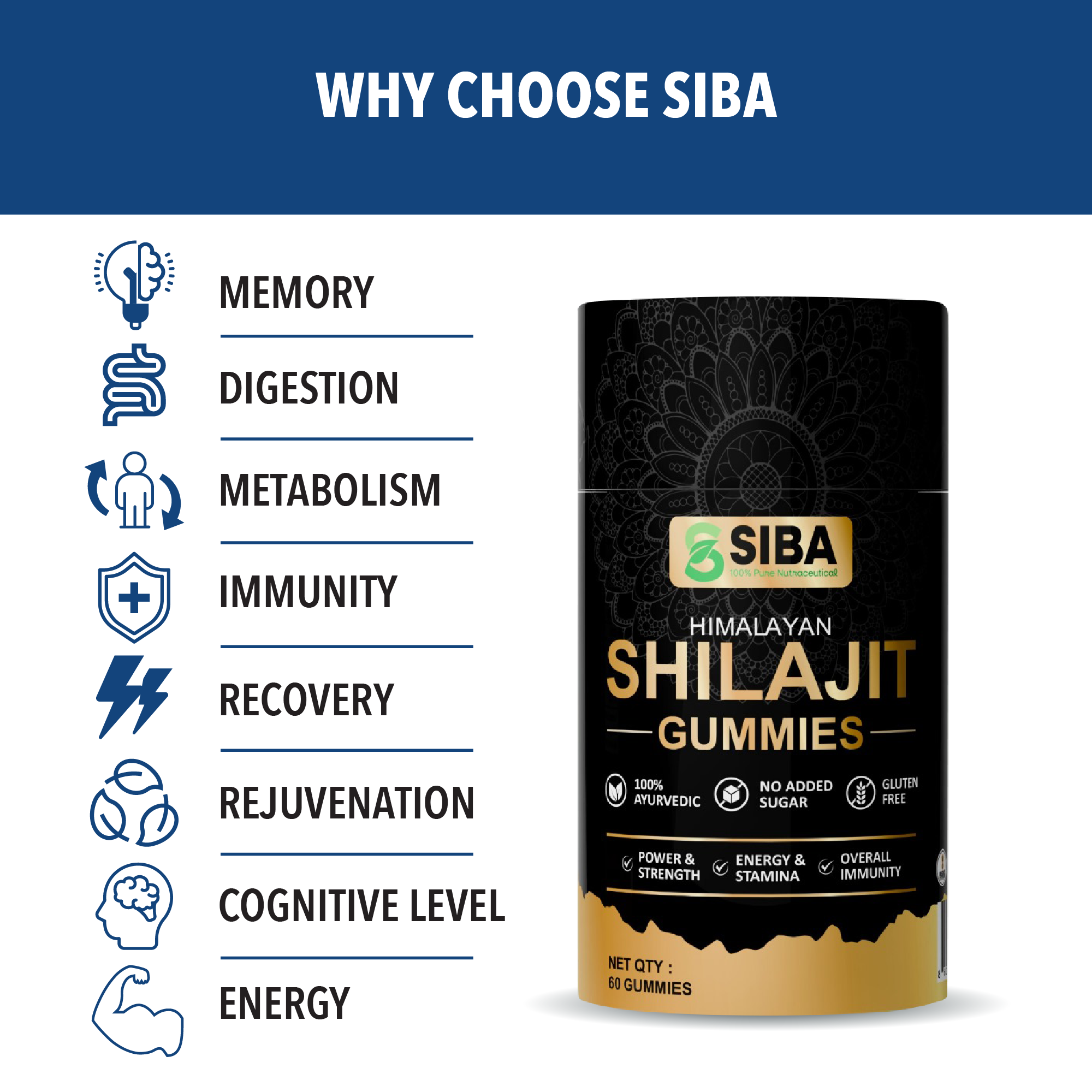 Shilajit Himalayan Gummies