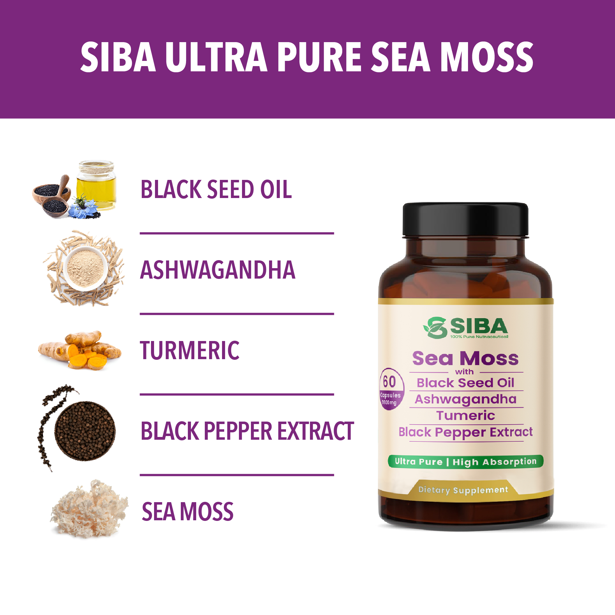 SIBA ULTRA PURE SEA MOSS