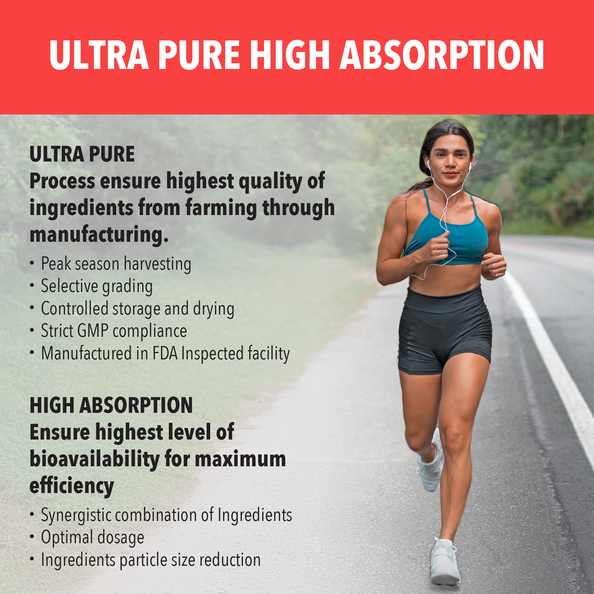 ULTRA PURE HIGH ABSORPTION