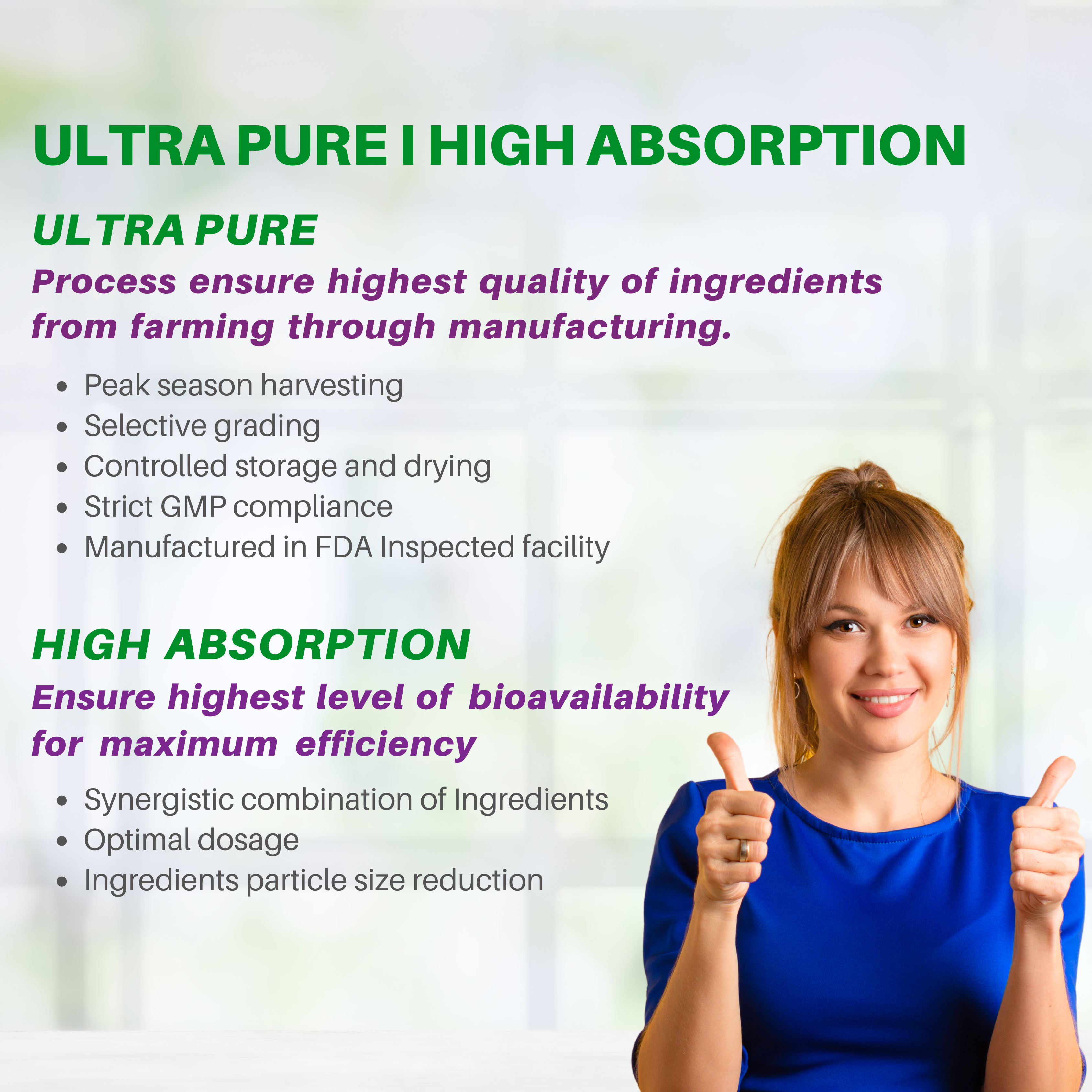 5X Higher Absorption - Ultra Pure  Berberine HCL