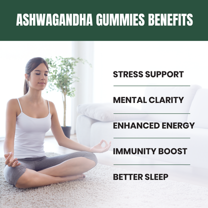 SIBA Sugar-Free Ashwagandha Gummies product information image 3