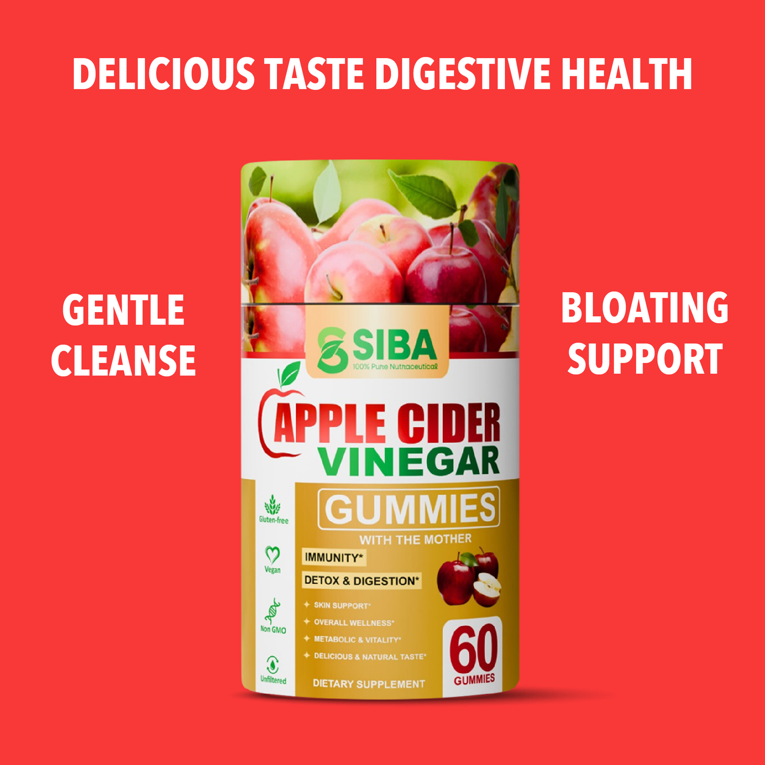 Siba Apple Cider Vinegar Gummies