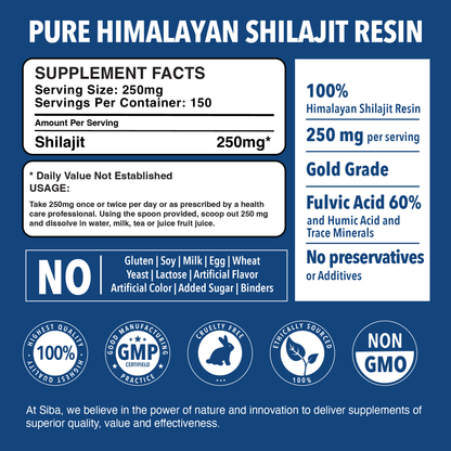 PURE HIMALAYAN SHILAJIT RESIN