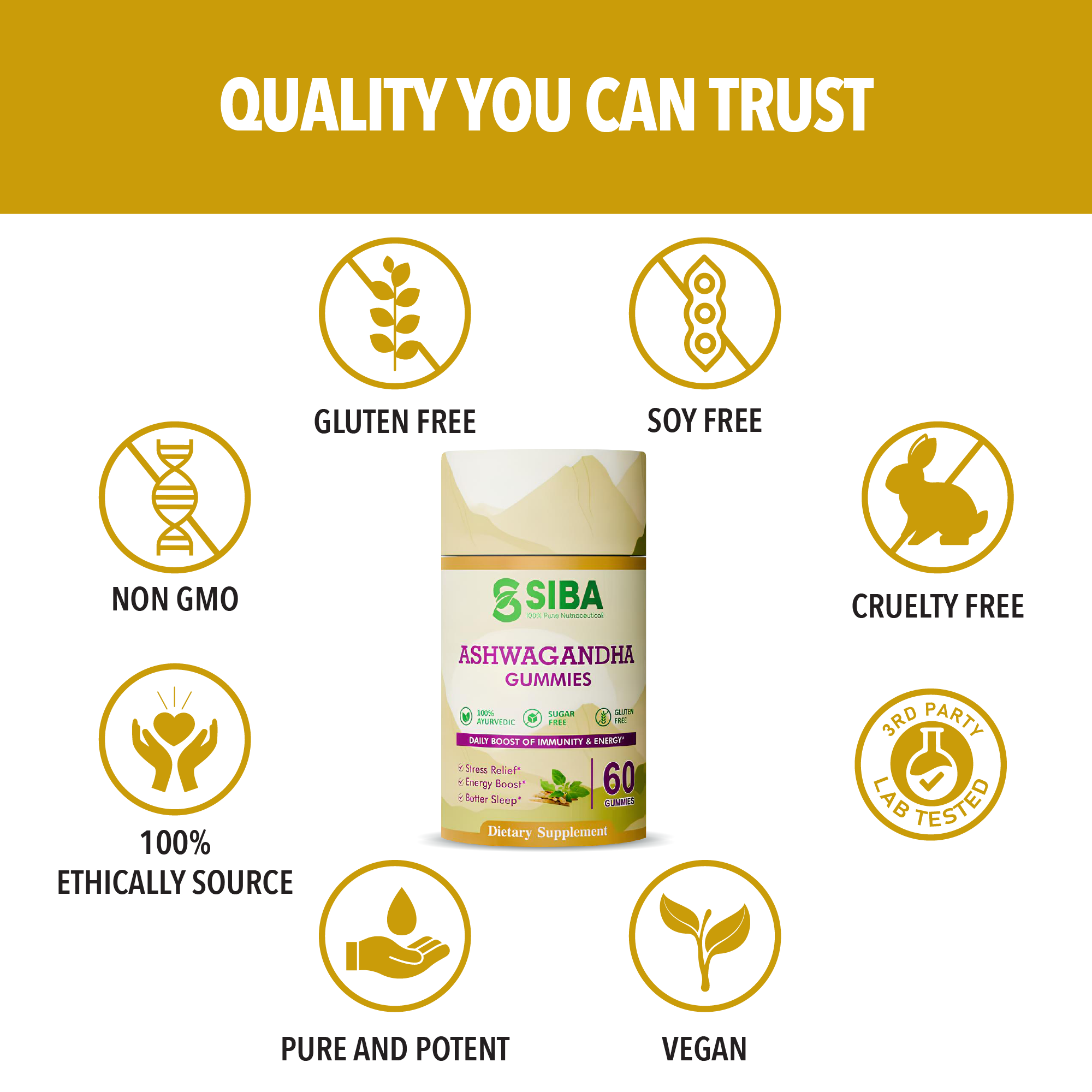 Premium Siba Ashwagandha Gummies You Can Trust
