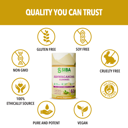 Premium Siba Ashwagandha Gummies You Can Trust