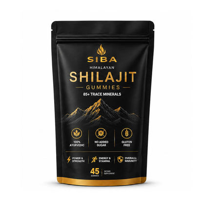 SIBA Himalayan Shilajit Gummies package, front view