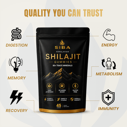 SIBA Himalayan Shilajit Gummies product information image 3