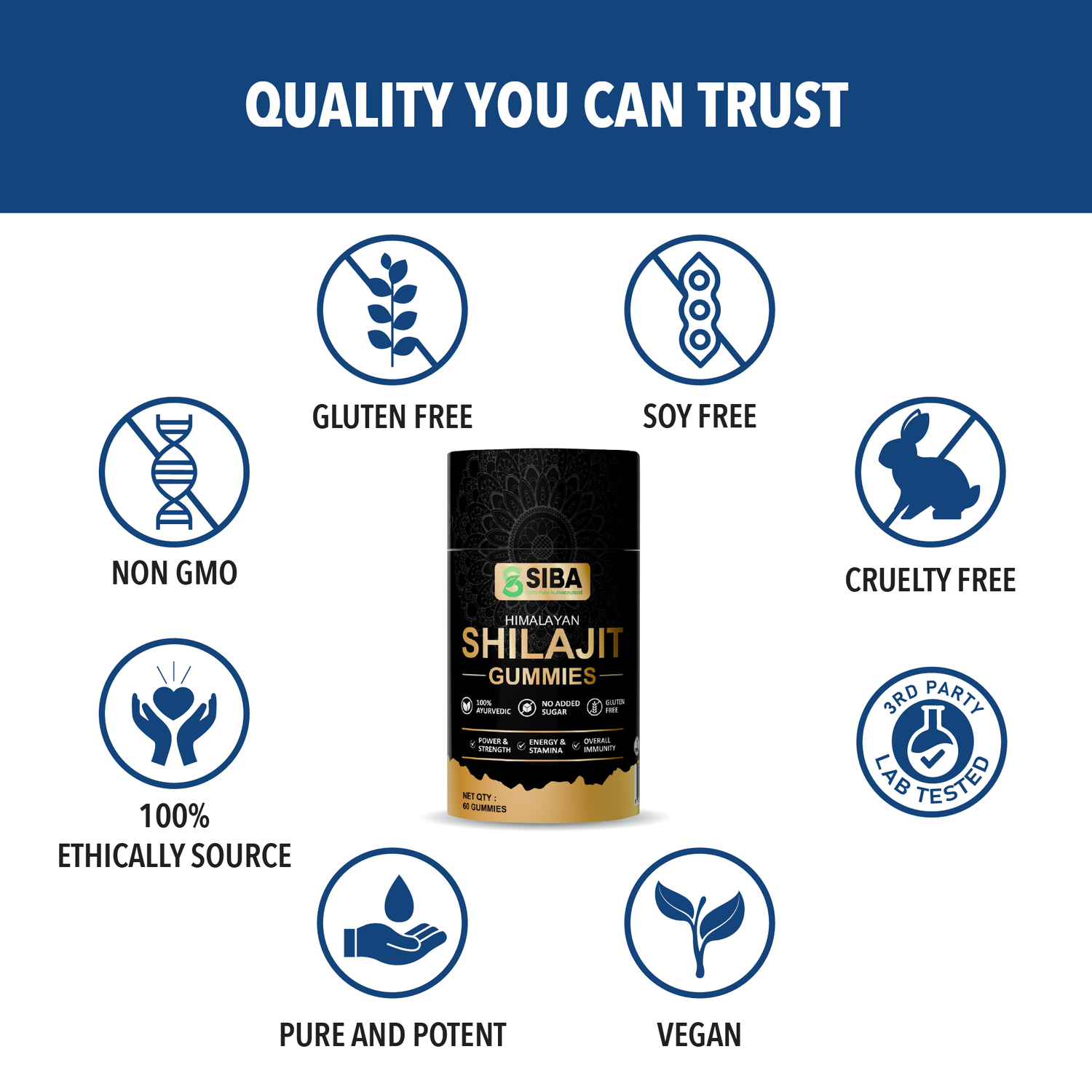 SIBA Himalayan Shilajit Gummies You Can Trust