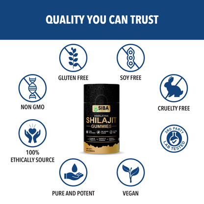 SIBA Himalayan Shilajit Gummies You Can Trust