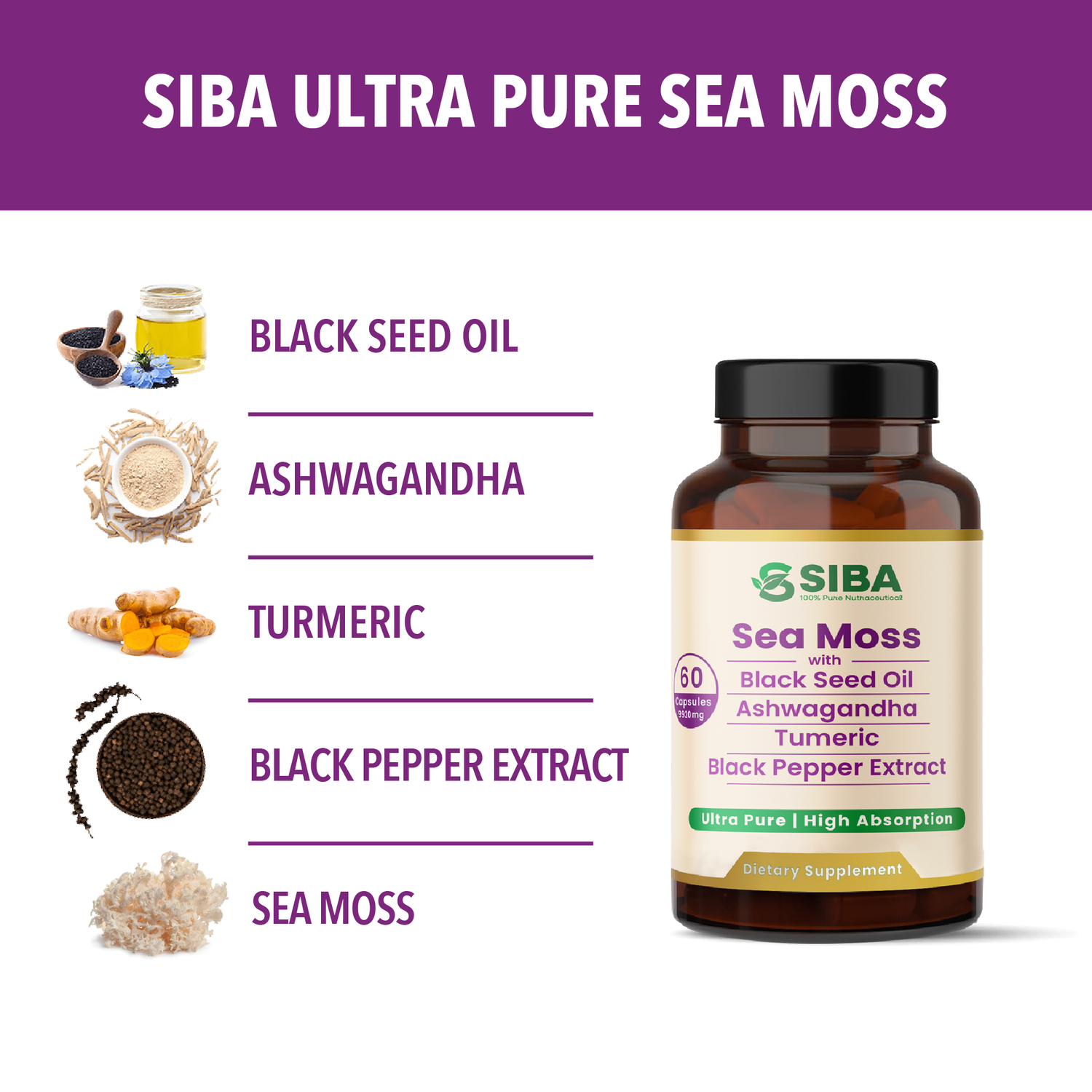 SIBA ULTRA PURE SEA MOSS