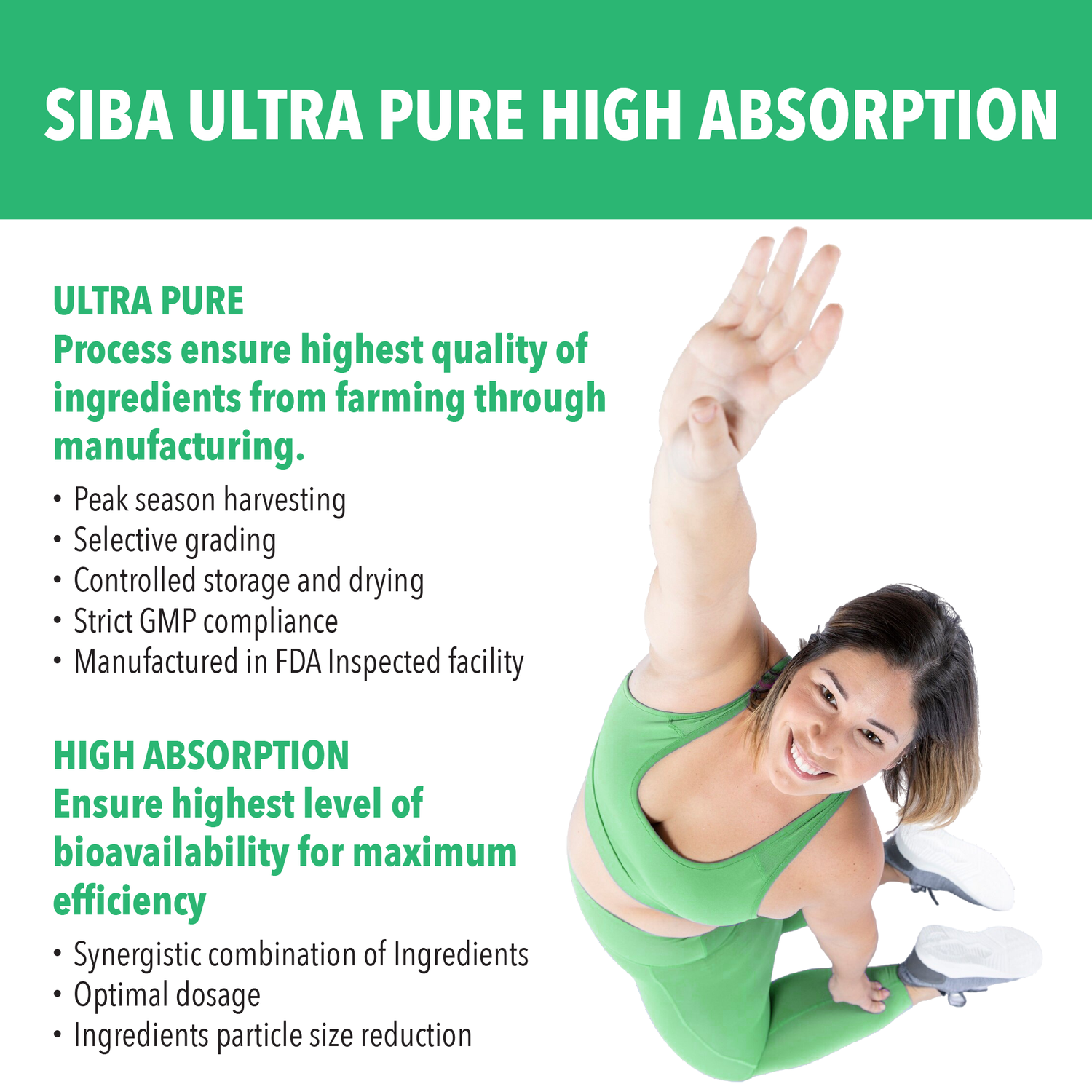 SIBA Ultra Pure  Fast Absorption Formula
