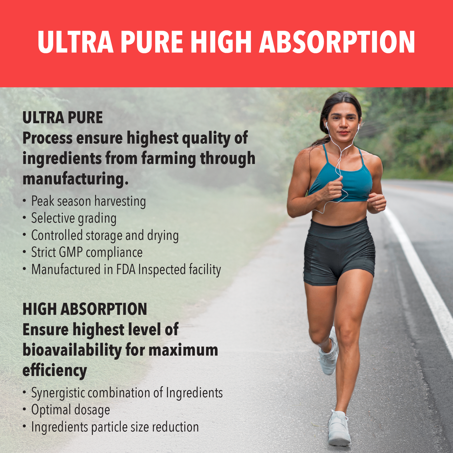 ULTRA PURE HIGH ABSORPTION